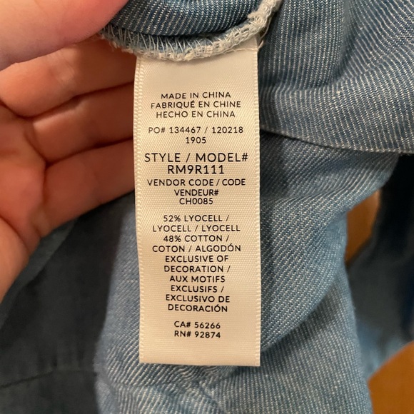 Splendid Tie-front Denim Jumpsuit - Picture 14 of 16